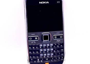 Smartfon Nokia E72-1 RM-530: -czarno-srebrny + ładowarka