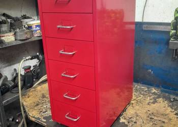 Szafka warsztatowa biurowa metalowa 6 szuflad