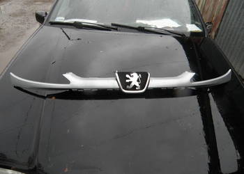 Grill Atrapa chłodnicy wlot powietrza Peugeot 206 srebrna/szara/stalowa