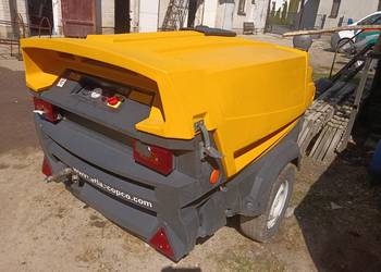 Kompresor spalinowy Atlas Copco XAS 97+ piaskarka Sodablast System SB 150