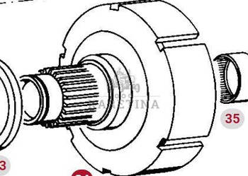 Fendt Favorit 514 Obudowa Kosza Sprzęgła CZĘŚCI 524101320030