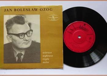 Jan Bolesław Ożóg- Wiersze wybrane czyta Autor/1972/ poezje/ Ożóg