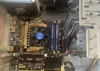 Komputer I7 płyta asus Z87-WS, Radeon RX550, Chieftec CTG-650C, 500GB hdd,
