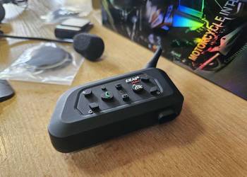 Zestaw motocyklowy Intercom Na 2 kaski  ejeas v6 Pro
