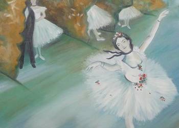 Obraz olejny Edgar Degas Primabalerina / tancerka / balet