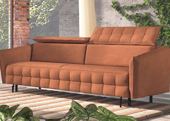 *Sofa MOLTA 3 os. rozkładana - regulowane zagłówki