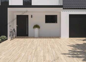 Płyty tarasowe drewnopodobne wzór deski 120x40 gat.1 Tauro ochra Cerrad