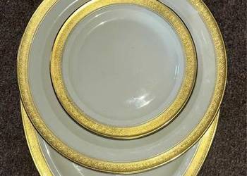 Półmisek. Rosenthal OLYMPIA. Ecru ze złotem. Syg. z 1935