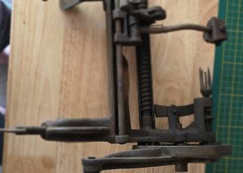 Lathe Type Apple Parers bardzo stara obieraczka do jablek antyk