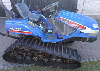 Iseki TPC 183 na gąsienicach Kubota Yanmar Traktorek