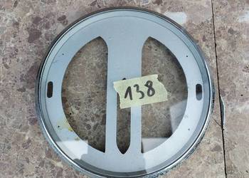 138 Drzwiczki front ramka starego zegara szyba szkło płaskie 160mm