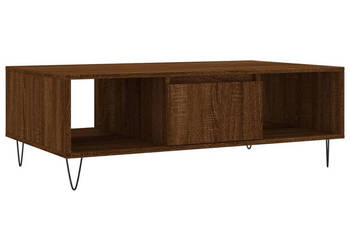 Stolik kawowy brązowy dąb 104x60x35 cm WM-827091