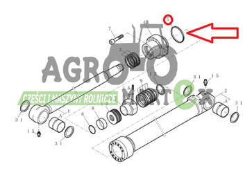 71445830, 1487150, 76607980 PIERŚCIEŃ USZCZELNIAJĄCY CNH 71445830, 1487150, 76607980 PIERŚCIEŃ USZCZELNIAJĄCY CNH
