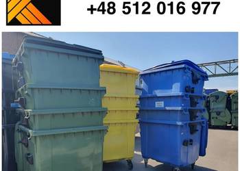 1100 L cena już z dostawą,używane pojemniki na odpady, 120 L, 240 L