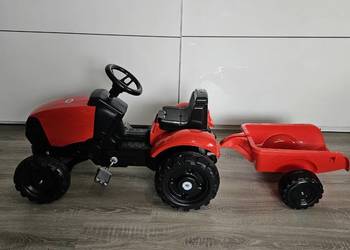 Traktor na pedały Case Ih Maxxum + przyczepa