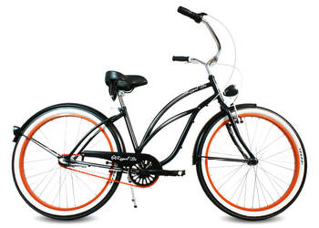 Rower Beach miejski Cruiser damski 26 / 28 PUMPKIN ROYALBI