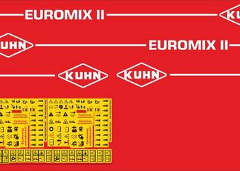 Naklejki Kuhn Euromix 2 mocne zamienniki