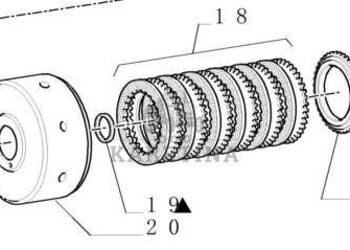 New Holland TM165 TM155 TM150 TM140 TM145 TM 180 Obudowa z tarczami Zestaw…