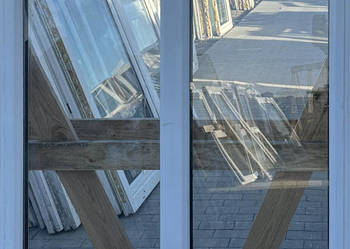 OKNA KacprzaK Witryna 101X137 FIX Używany PCV Plastikowy