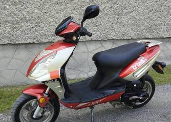 Skuter 50 4t zipp triad sprawny zarejestrowany długie opłaty transport