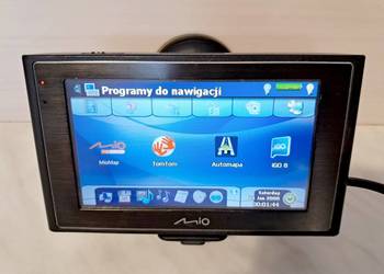 Nawigacja GPS samochodowa MIO kompletna uchwyt ładowarka karta pamięci