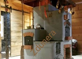 ZDUN  Kuchnia kaflowa. Piec kaflowy czyszczenie.