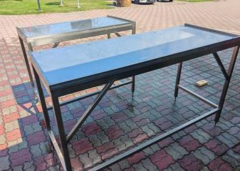 Stół Roboczy Stal Nierdzewna Kwasoodparny Bardzo solidny