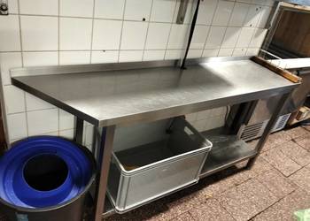 Stół gastronomiczny ze stali nierdzewnej 174,5x41x85