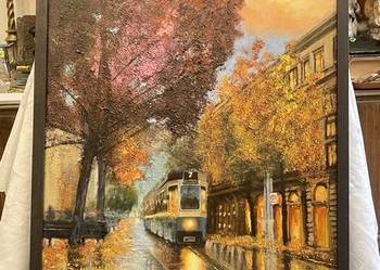 Jesienny Kraków z tramwajem – Marlena Łozińska
