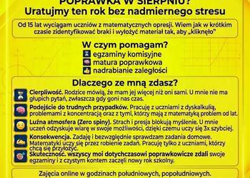 MATEMATYKA - przygotowanie do poprawek