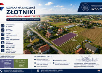 Działka budowlano-rolna 3255 m² | Złotniki |