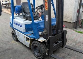 Wózek widłowy Komatsu automat Fg 15 gaz transport