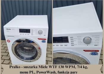 Pralko - suszarka Miele WTF 130 WPM, 7/4 kg, menu PL, PowerWash 2.0, PARA