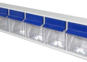 Skrzynka warsztatowa z wychylanymi pojemnikami 6 ele. 60 cm WE460301