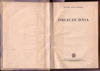 (6522) OBLICZE DNIA – WANDA WASILEWSKA