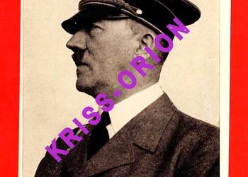 Adolf Hitler - Pocztówka urodzinowa 20.04.1943r