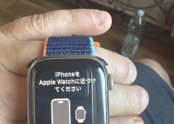 Apple Watch 7 41mm Stalowy kolor złoty/gold GPS+cellural 84%kondycji baterI