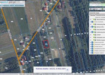 Działka budowlana Sokolnik / Mrozy, 970 m2