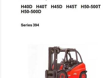 Linde H40D H40T H45D H45T H50-500 instrukcja naprawy PL