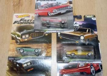 Set HOT WHEELS PREMIUM fast and furious Muscle City 1/64 cena z wysyłką