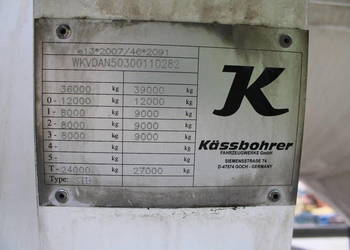 Naczepa do cementu Kaessbohrer 35 Silos tez Leasing