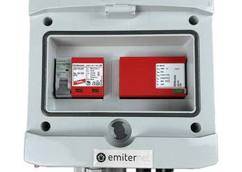 Rozdzielnica DC/AC EMITER EM-1358_DCAC - DC Dehn T1+2, 1/1; AC D