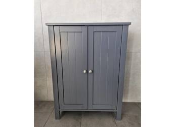 złożona nowa szara szafka łazienkowa wolnostojąca komoda 30x60x80cm