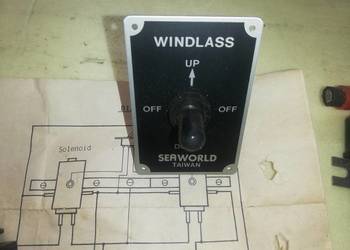 Osprzęt elektryczny do windy kotwicznej