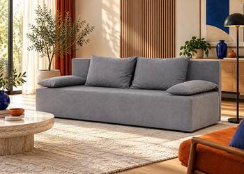 Sofa rozkładana Lila – zdejmowane pokrowce poduszek