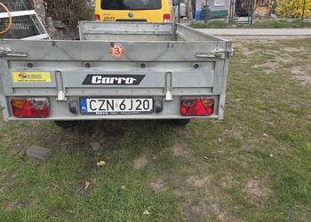 Syndyk sprzeda przyczepę lekką Carro, rok prod. 2022, dwuosiowa, 458kg
