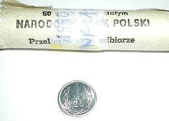 Moneta 1 zł  1990 rok - z rolki