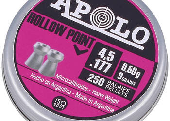 Śrut Apolo Hollow Point 4.52 mm, 250 szt. 0.60g/9.0gr (19201-2)