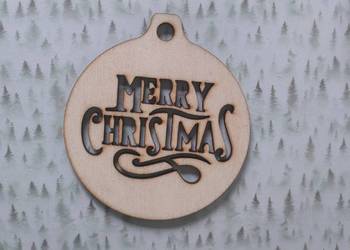 bombka sklejka 10 cm decoupage scrapbooking mod13