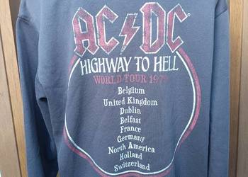 Bluza z kapturem acdc live world tour 1979  h&m